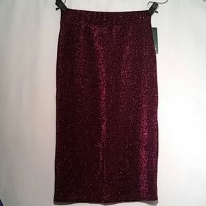 XS (400)& S (403)Women's metallic pink skirt